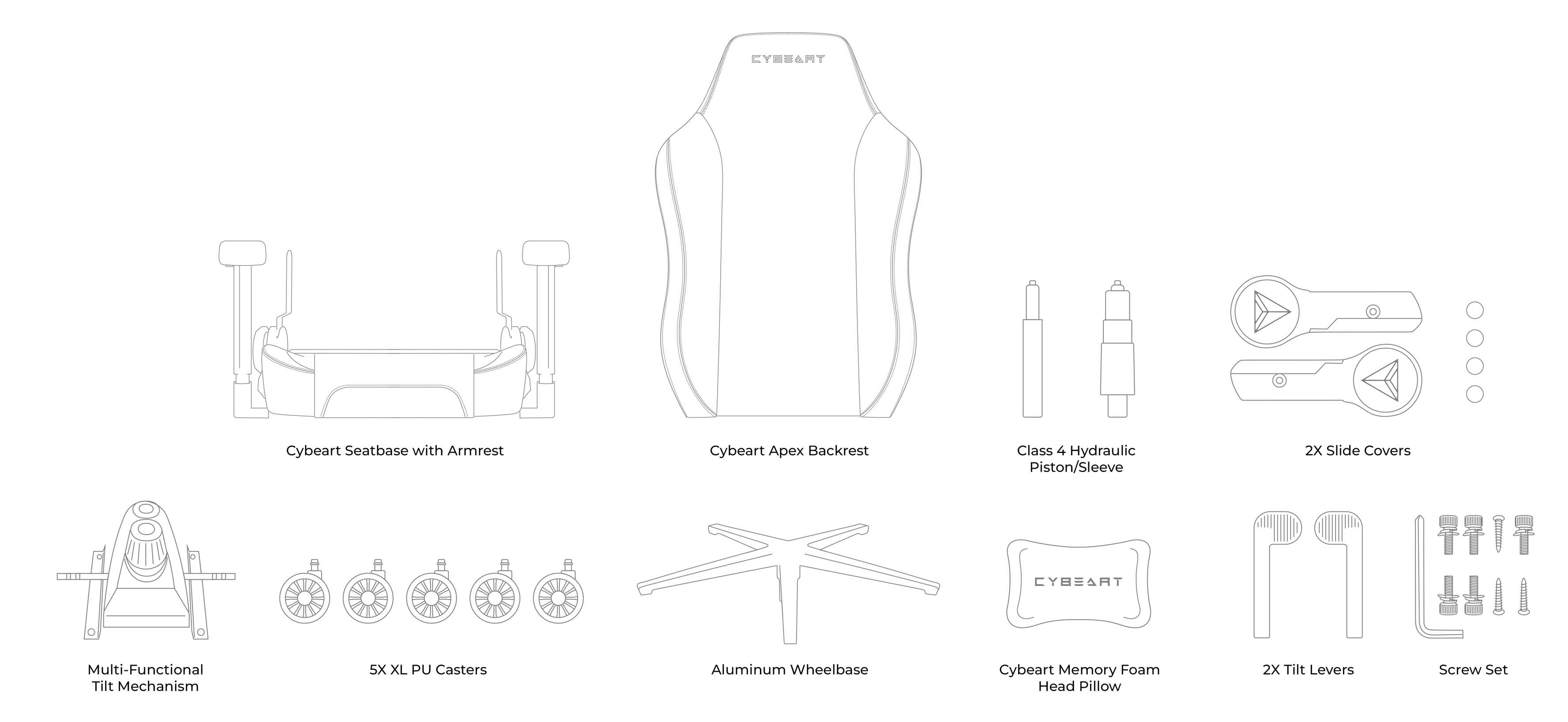 Apex Series - Apex Signature Edition Gaming/Office Chair | 4D Armrest | Inbuilt Lumbar Support | Supreme PU Leather, Ergonomic, Recline And Tilt With 5 Year Warranty