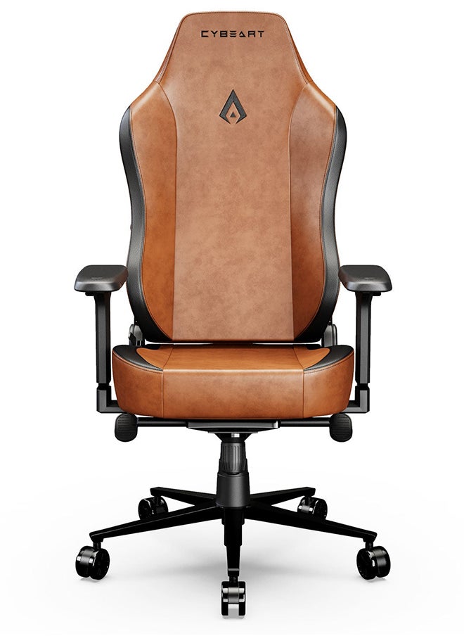 Vintage Gaming/Office Chair | 4D Armrest | Inbuilt Lumbar Support | Supreme PU Leather, Ergonomic, Recline And Tilt With 5 Year Warranty