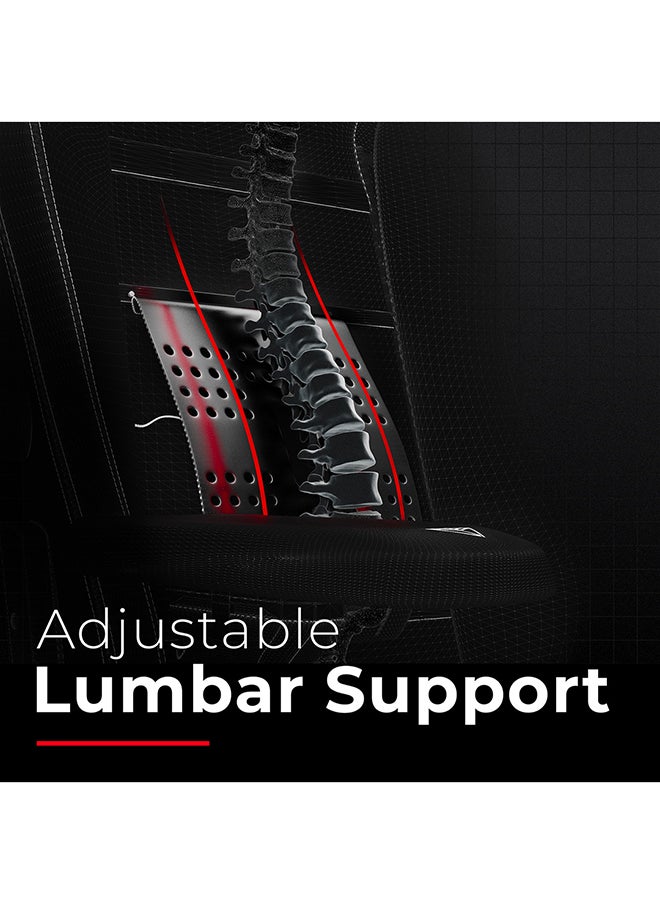 Vintage Gaming/Office Chair | 4D Armrest | Inbuilt Lumbar Support | Supreme PU Leather, Ergonomic, Recline And Tilt With 5 Year Warranty