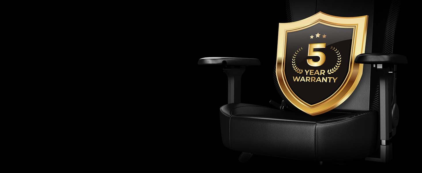 Vintage Gaming/Office Chair | 4D Armrest | Inbuilt Lumbar Support | Supreme PU Leather, Ergonomic, Recline And Tilt With 5 Year Warranty
