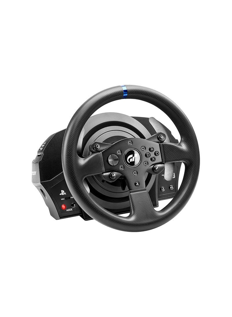 Thrustmaster T300RS GT, Racing Wheel and 3 Pedals, PS4 and PC, REALSIMULATOR Force Feedback, Brushless Motor, Dual-Belt System, Magnetic Technology, Interchangeable Wheel, works with PS5 Games