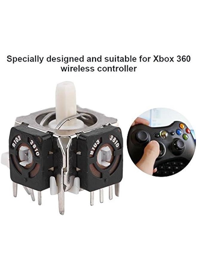 5 Pcs 360 Analog Stick 3D Joystick/Thumbstick Sensor Rocker Axis Module Replacement for 360 Controller Gamepad Replacement