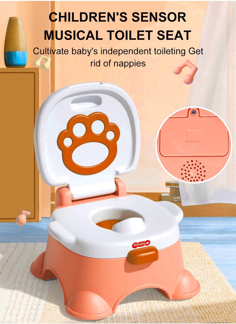 Baby Potty Seat, Portable Training Tollet Chair, Toddlers Kids Potty Chair With High Back Support