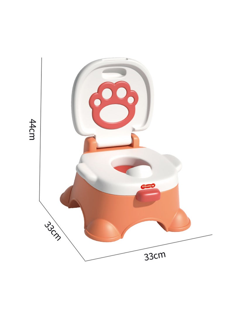 Baby Potty Seat, Portable Training Tollet Chair, Toddlers Kids Potty Chair With High Back Support