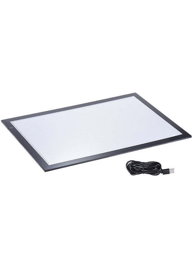 A2 LED Light Box Drawing Tracing Tracer Copy Board Table Pad Panel Copyboard with Memory Function Stepless Brightness Control for Artist Animation Tattoo Sketching Architecture Calligraphy Stenciling