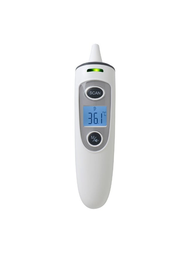 Ear And NonContact Thermometer  White