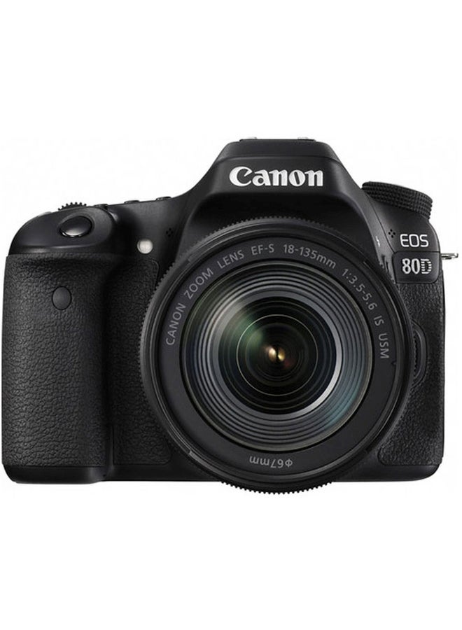 EOS 80D DSLR Camera With 18-135mm IS USM Lens Kit