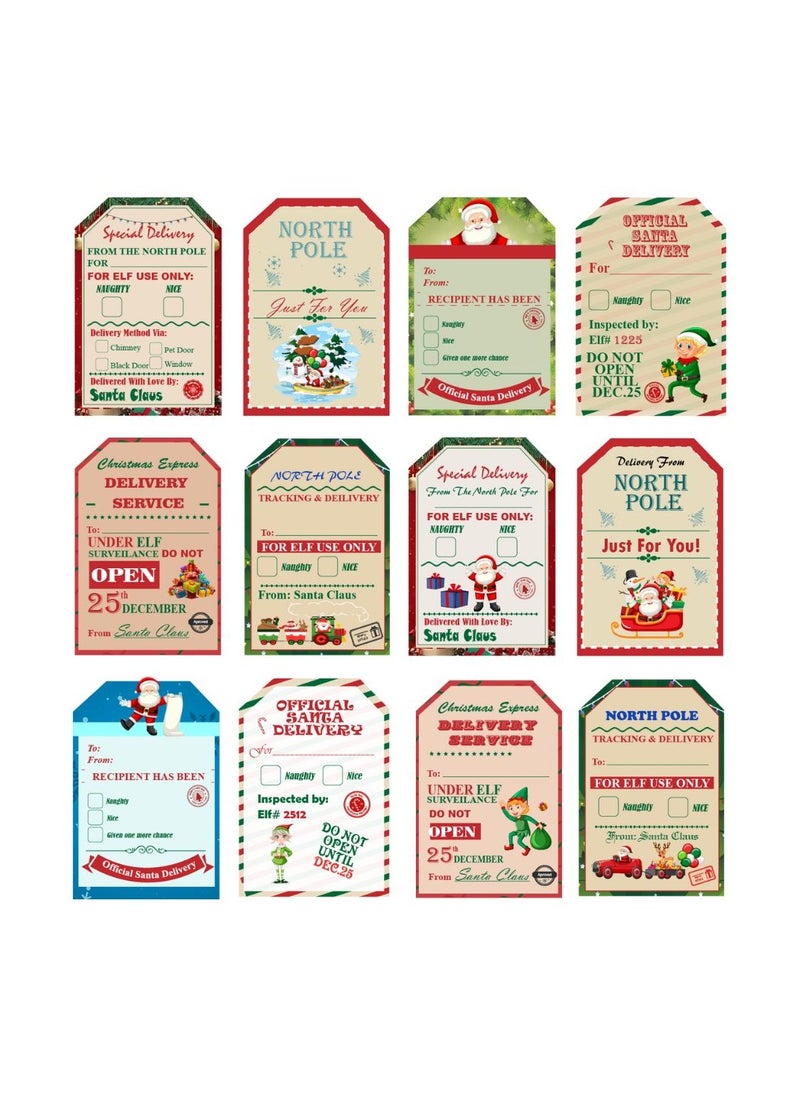 Christmas Vinyl Stickers–Festive Holiday Stickers For Party Favors And Holiday Gifts-Perfect For Decorate Gifts,Wrapping