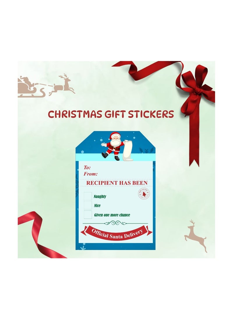 Christmas Vinyl Stickers–Festive Holiday Stickers For Party Favors And Holiday Gifts-Perfect For Decorate Gifts,Wrapping