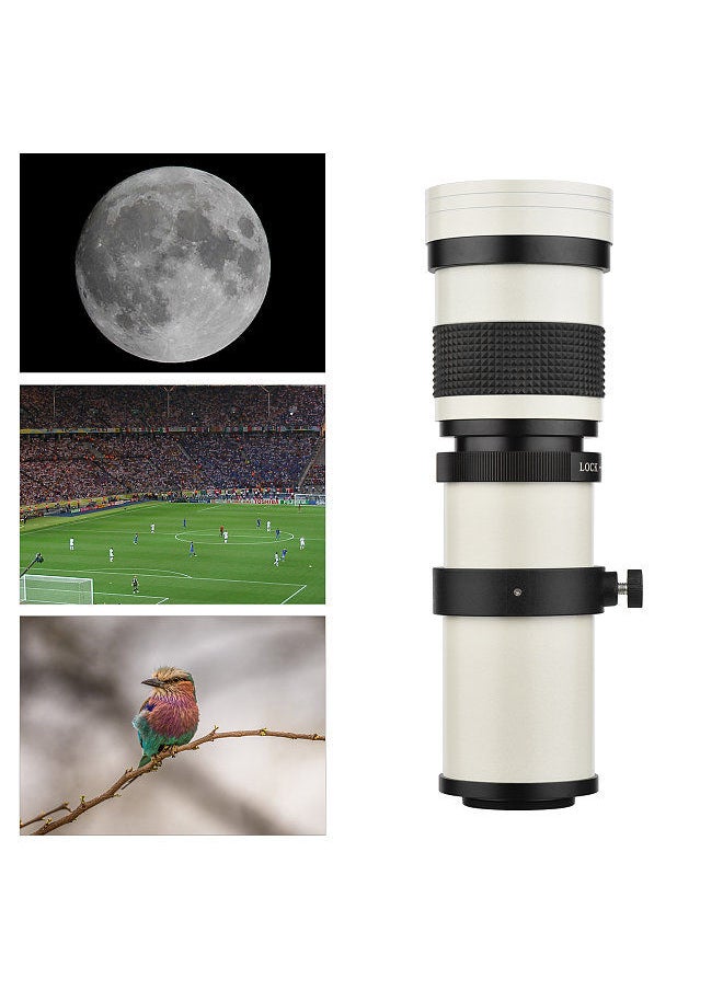 Camera MF super telephoto zoom lens