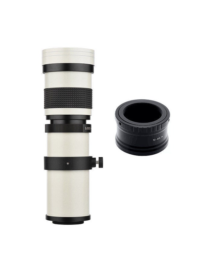Camera MF super telephoto zoom lens