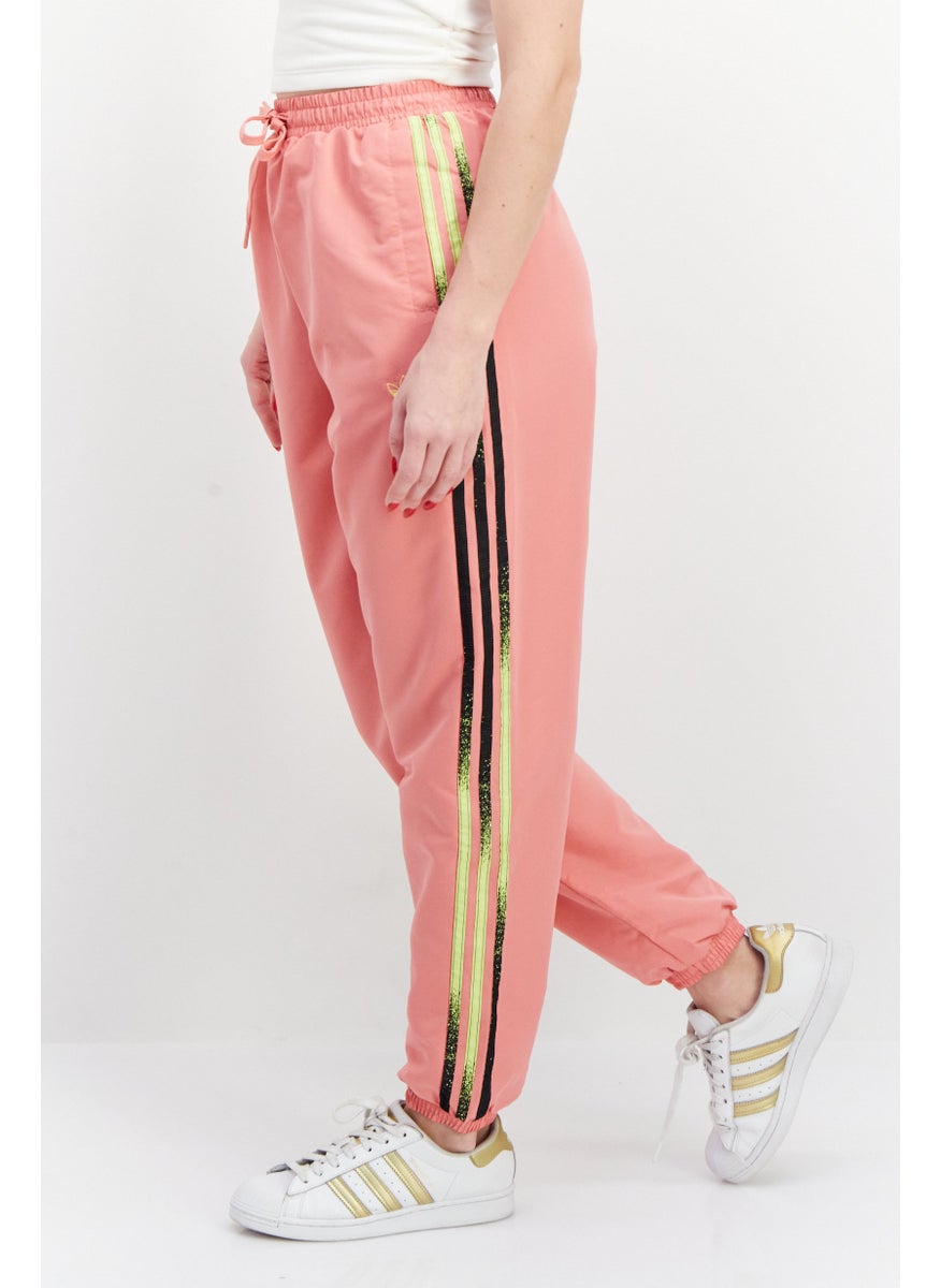 Women Sportswear Fit Training Jogger Pant, Pink/Lime Yellow