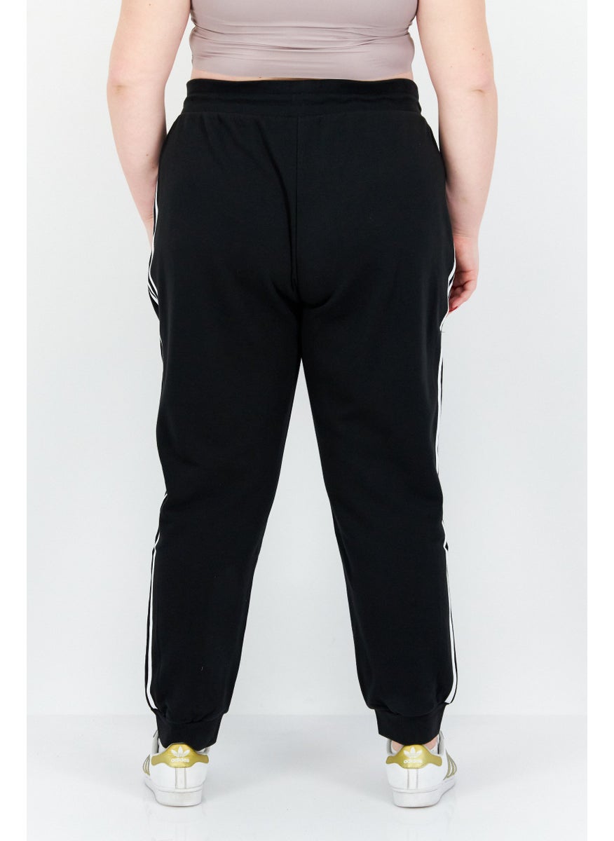 Women Plus Size Training Sweatpants, Black