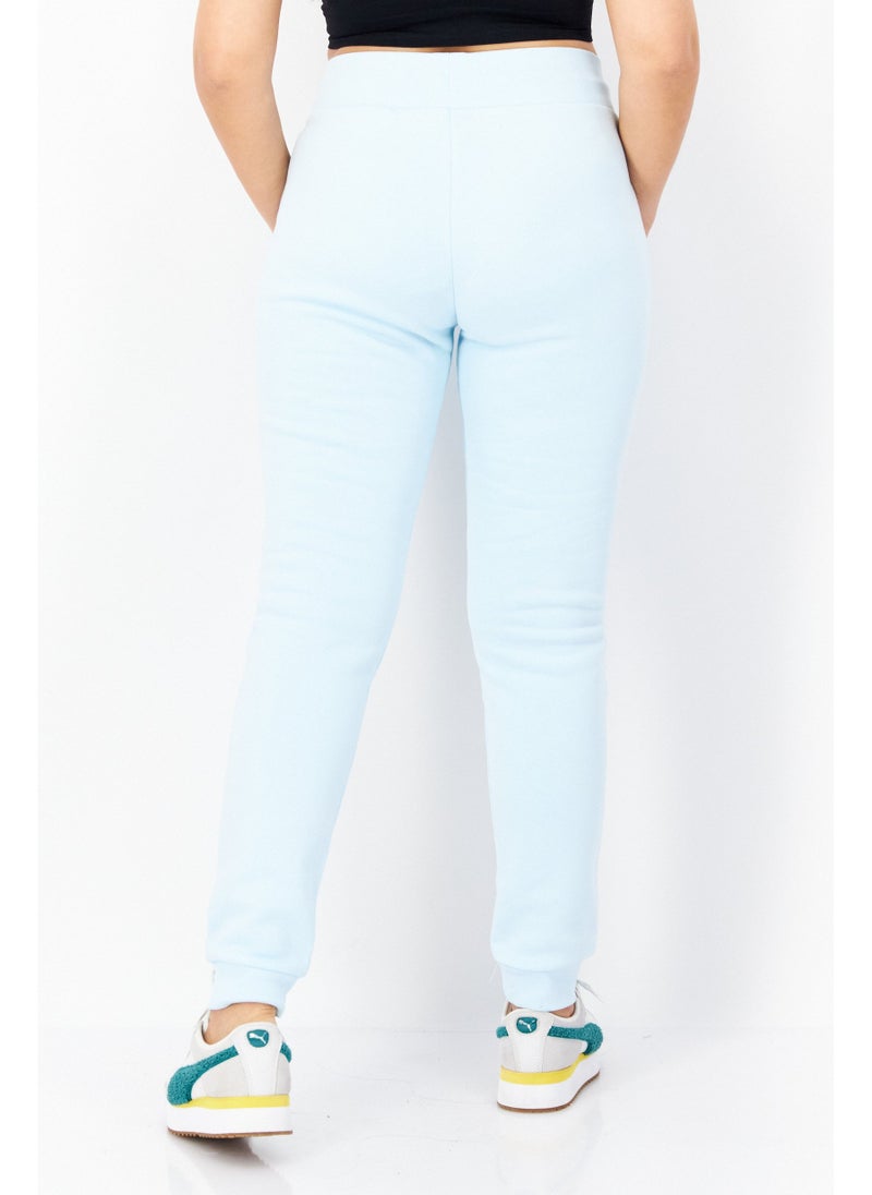 Women Sportswear Fit Running Sweatpants, Light Blue