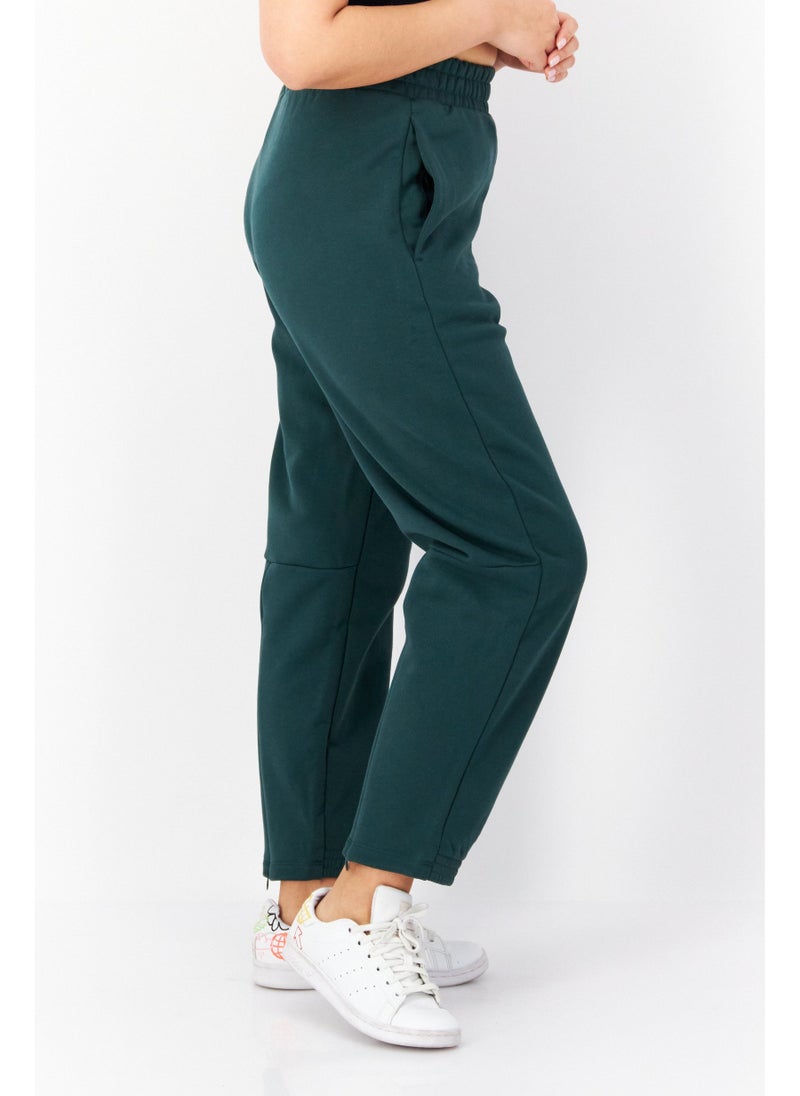 Women Sportswear Fit Outdoor Sweatpants, Green