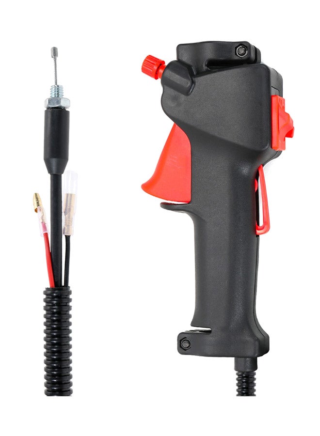 Lawn Mower Trimmer Brush Cutter Switch Handle Black/Red