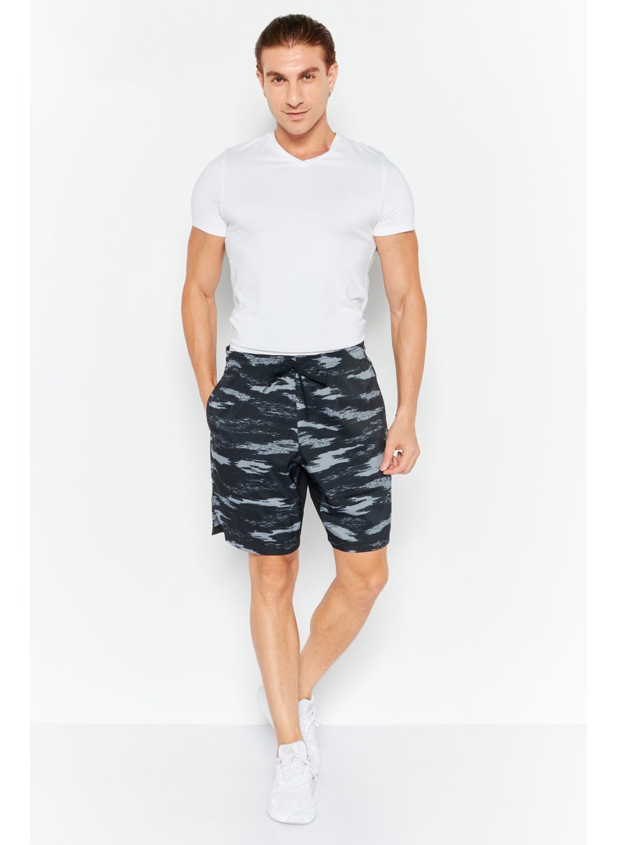 Men Sportswear Fit Training Shorts, Black