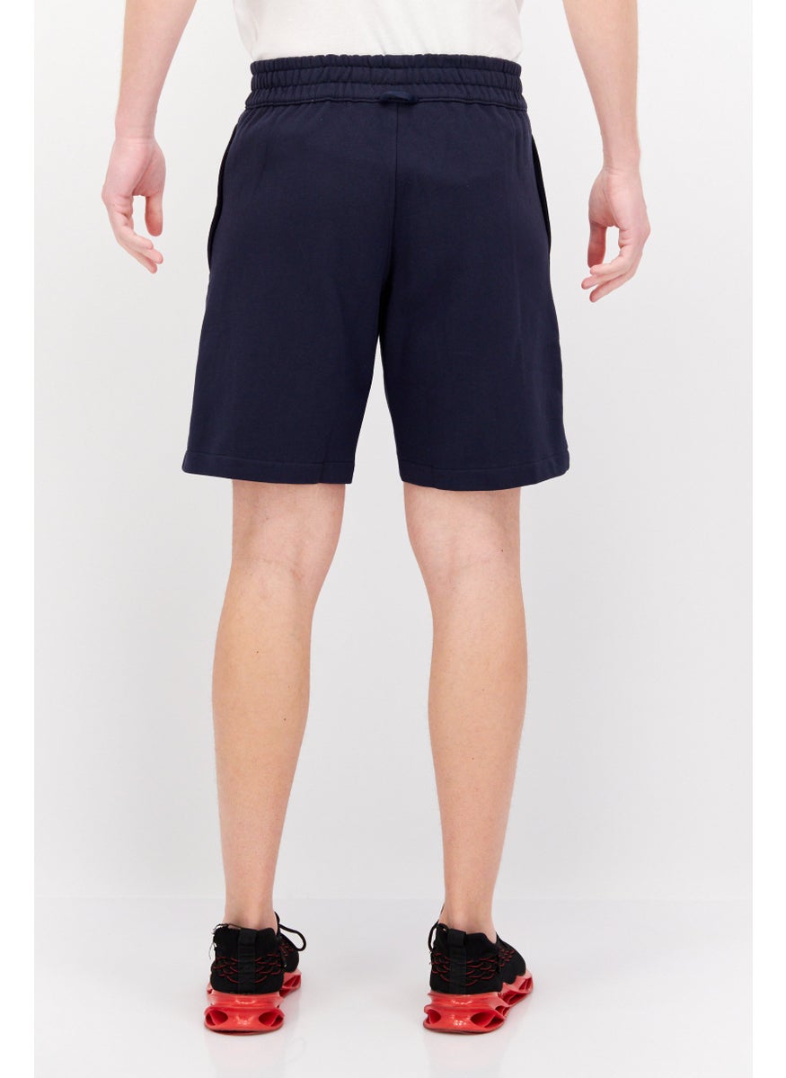 Men Sportswear Fit Drawstring Training Short, Navy