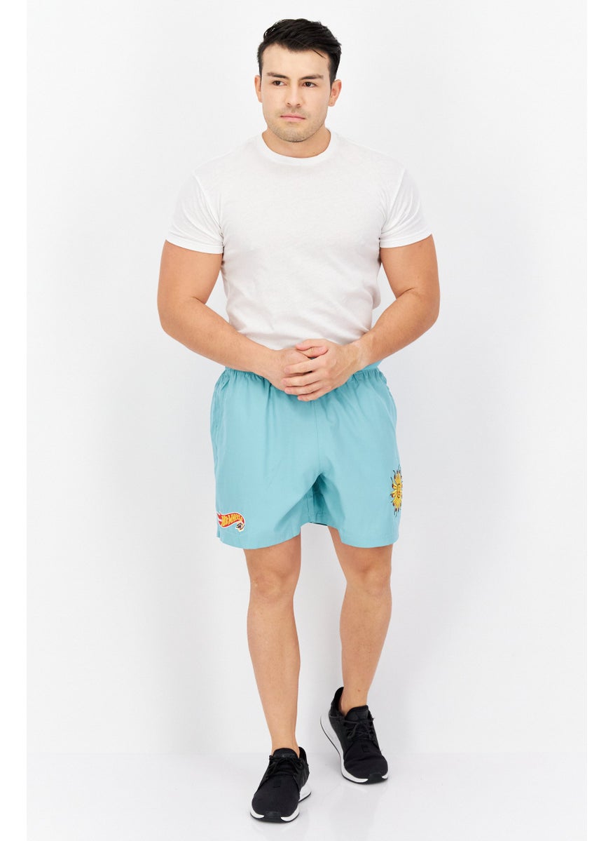 Men Sportswear Fit Training Shorts, Mint Green