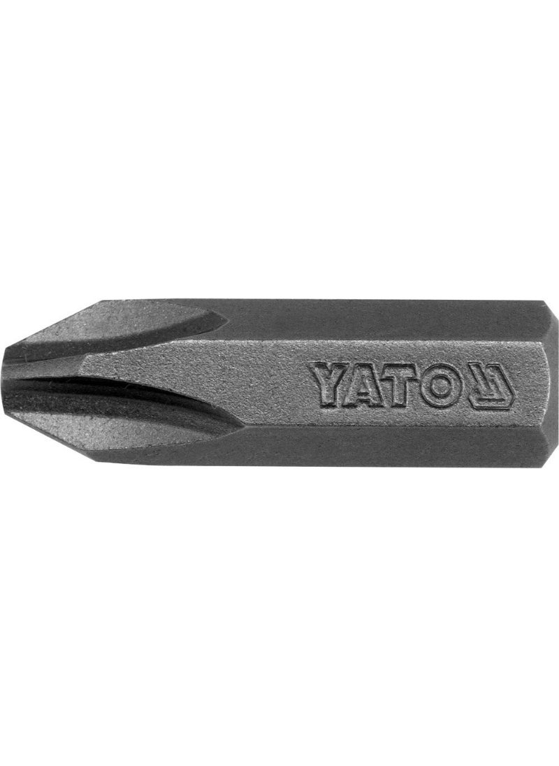 YATO Impact Screwdriver Bit 8mmx30mm PH3 50pcs/Box YT-7896 (99346)