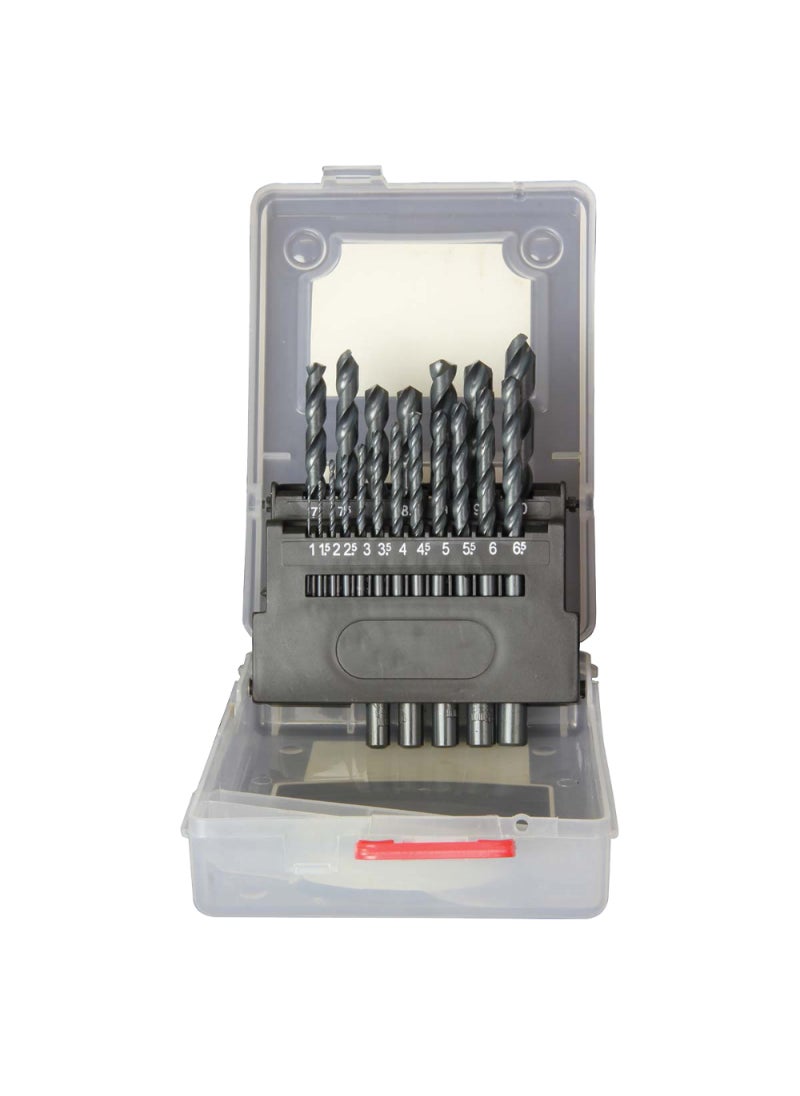 YATO HSS Twist Drill Bit 19pcs/set 1-10mm Clear Plastic Box YT-4009