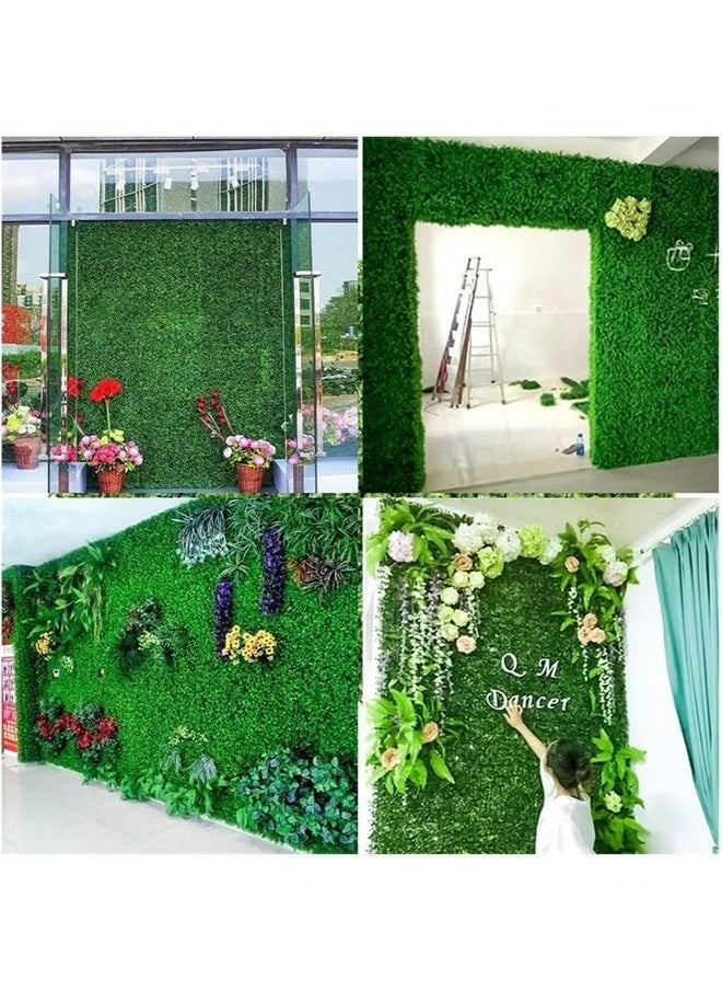 8 Packs Of Artificial Hedges, Plants, Artificial Grass Fences, Used For Balcony Railings, Garden Courtyards, Sidewalks, Spaces And Walls