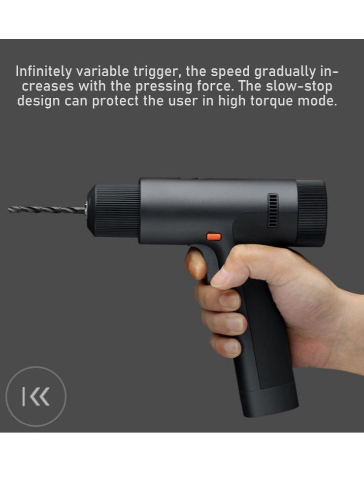 Smart Brushless Electric Drill with Smart Screen Display for Home DIY and Multi-Function Screwdriver Power Tool