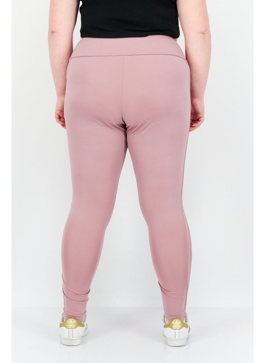 Women Plus Size Training Leggings, Light Purple