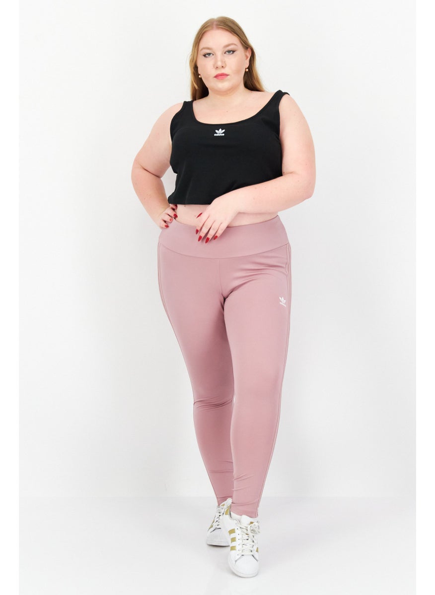 Women Plus Size Training Leggings, Light Purple