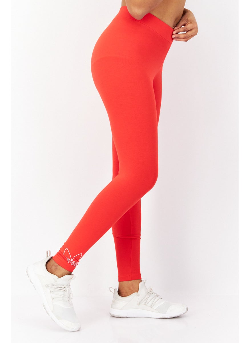 Women Sportswear Fit Pull On Training Tight, Red