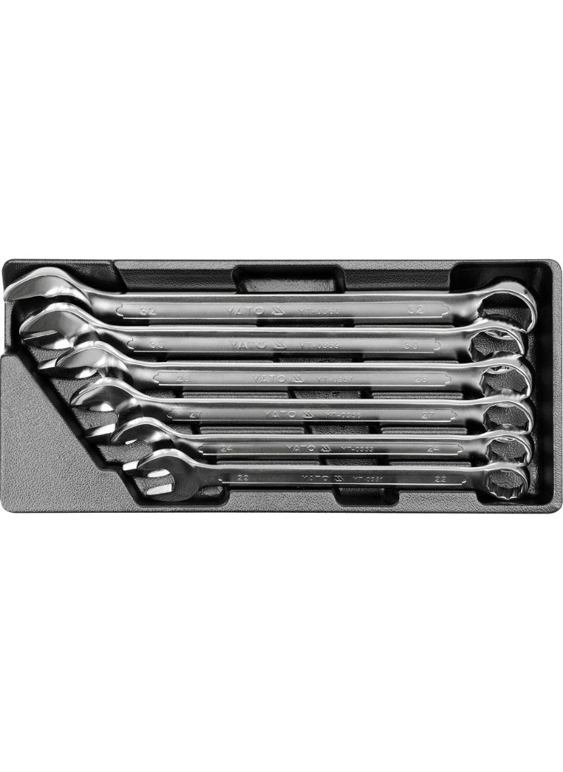 YATO Drawer Insert With Combinaton Spanners 6 Pcs 22-32mm YT-5532