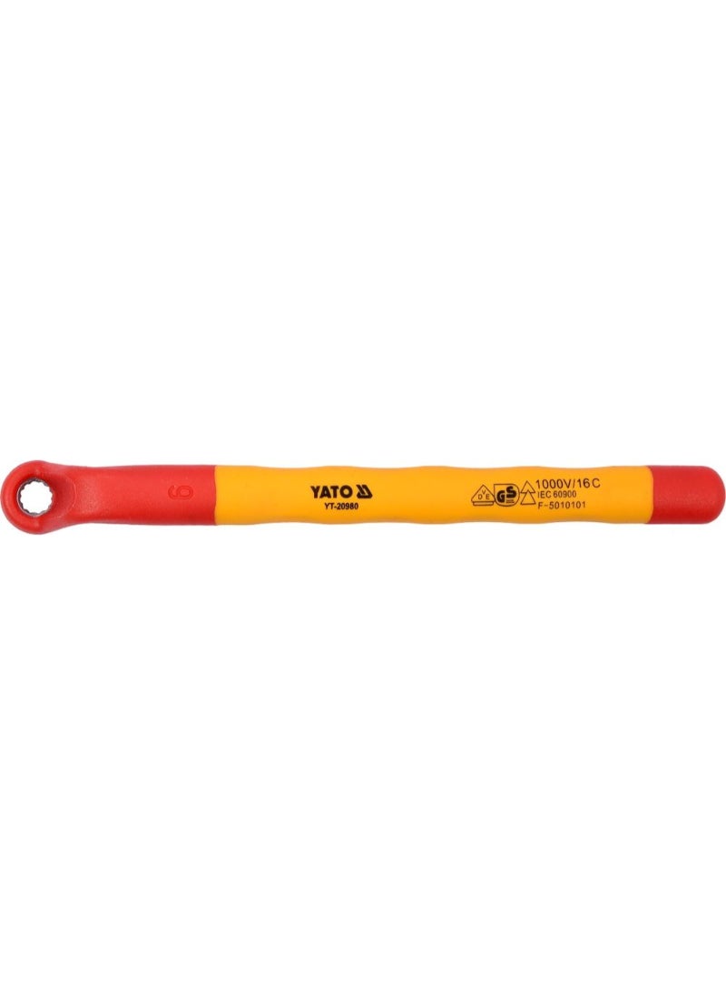 YATO Insulated Ring Wrench 6mm VDE-1000V YT-20980