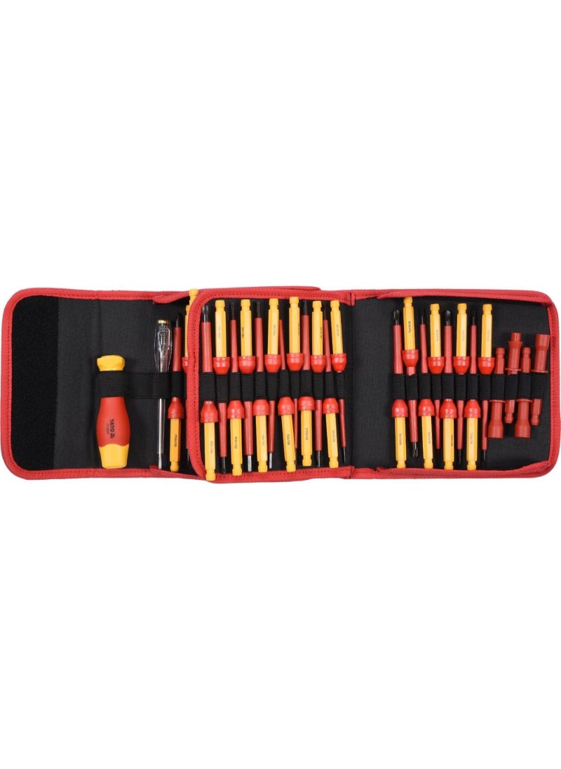 YATO Insulated Changeable Screwdriver Set 50pcs VDE-1000V YT-28293