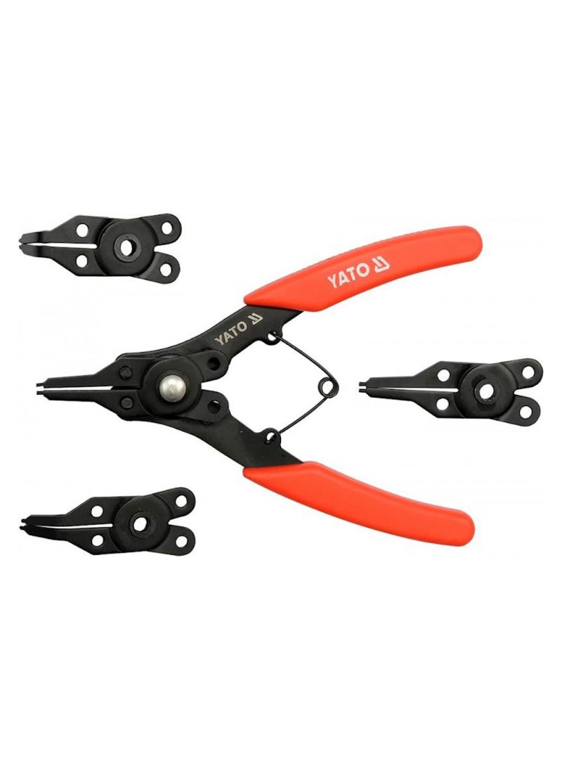 YATO Combination Internal-External Snap Ring Pliers Dia10-50mm YT-2130 PL