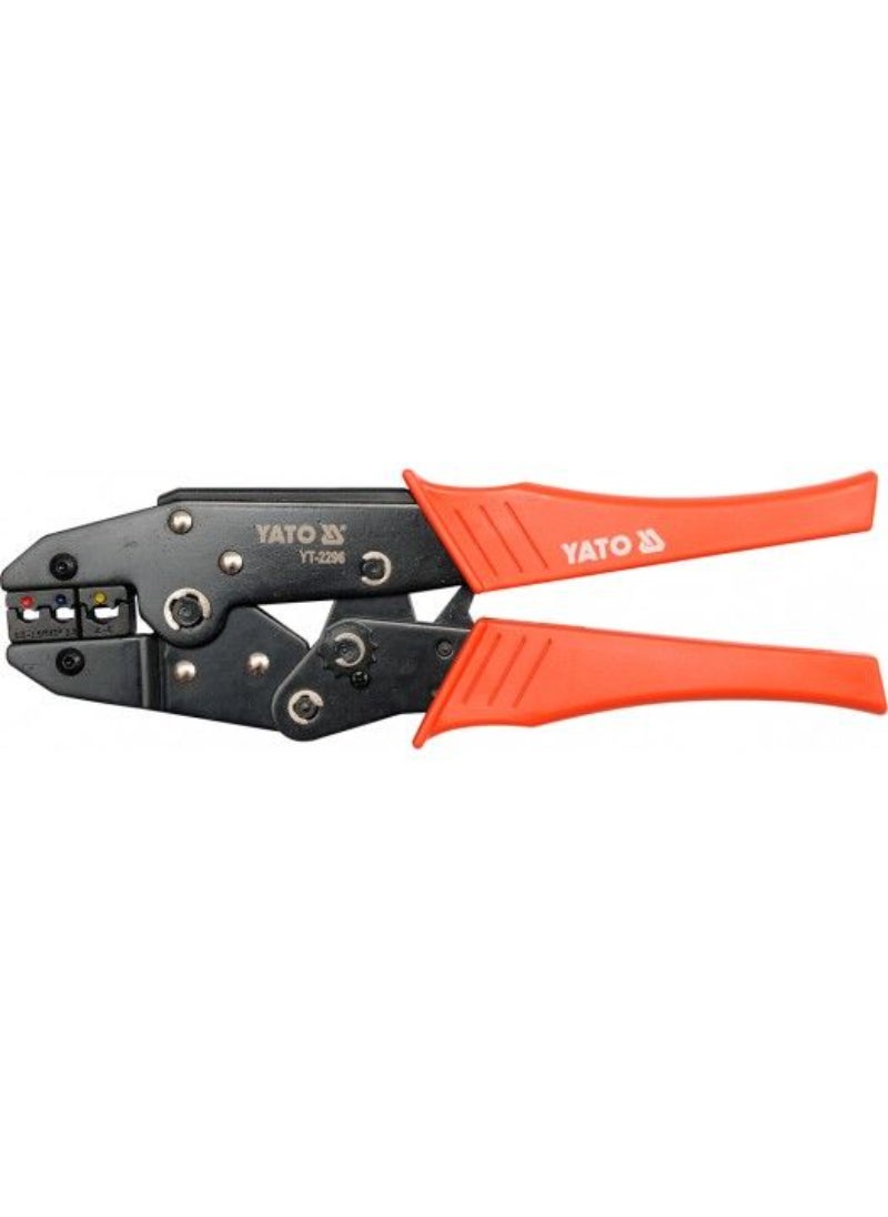 YATO Ratchet Crimping Pliers 22-10AWG 0.5-6mm2 YT-2296