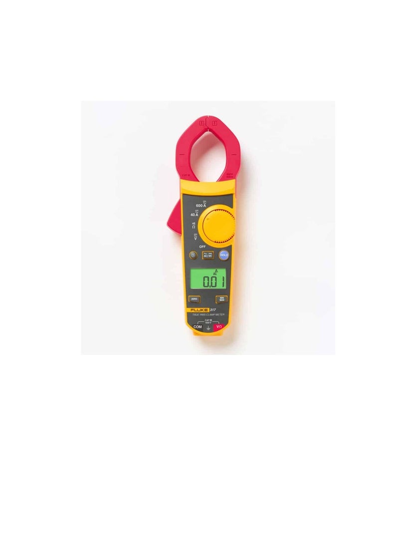 Fluke True RMS Clamp Meter, 600A, 37mm Jaw, CAT III 600V