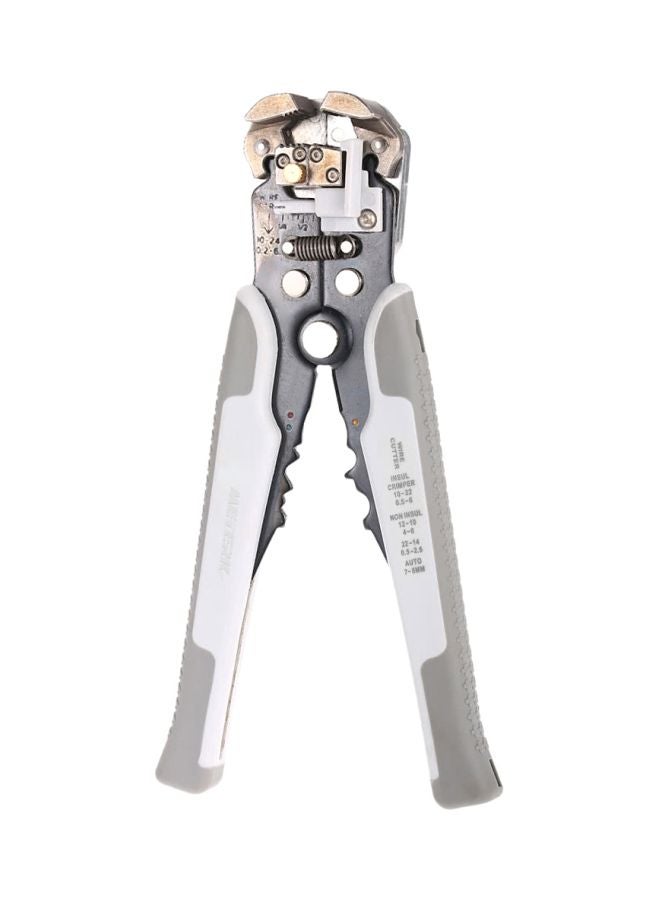 Multifunctional Adjustable Cable Wire Stripper Cutter Grey 28cm