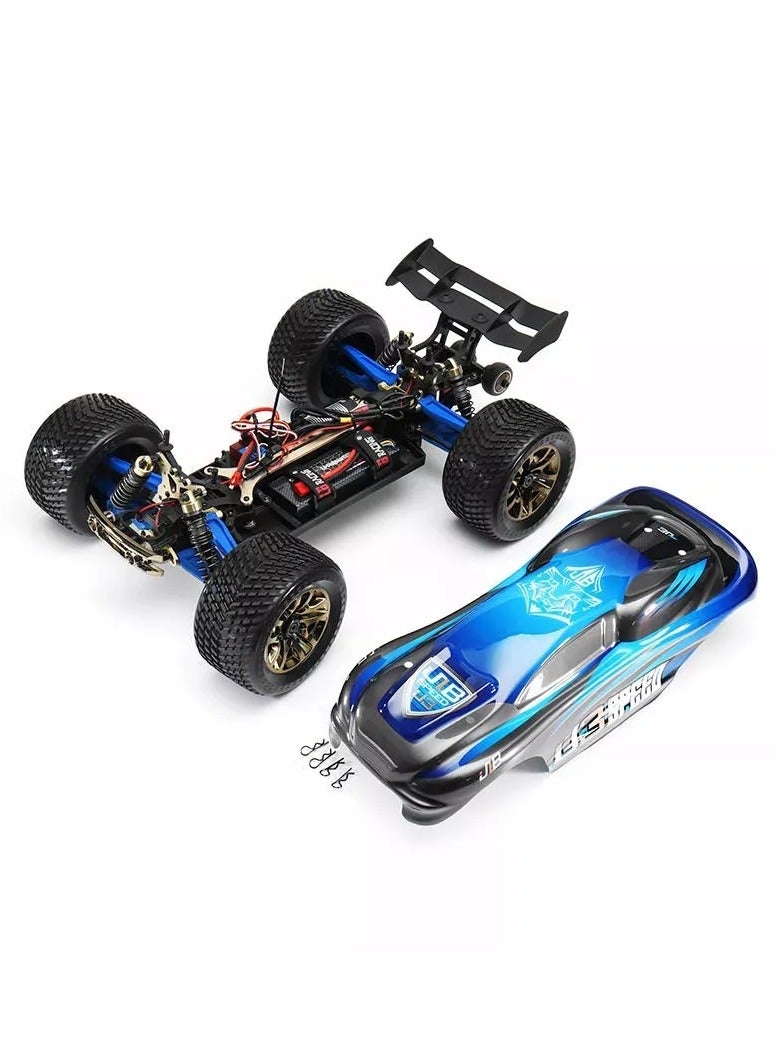 J3 Brushless Motor 100 km Speed RC Car 1/10 4WD Off-road Truggy Waterproof Remote Control Truck Buggy 3S Lipo Battery 4000mAh