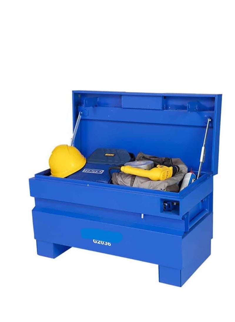 Heavy-Duty Steel Jobsite Tool Box