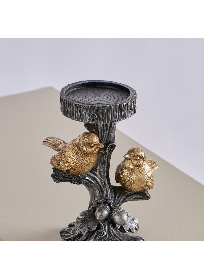 Wren Bird with Tealight Holder 15.5 x 19.5 x 11.5 cm