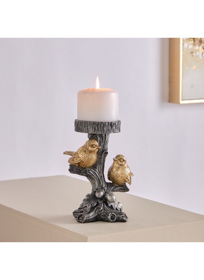 Wren Bird with Tealight Holder 15.5 x 19.5 x 11.5 cm