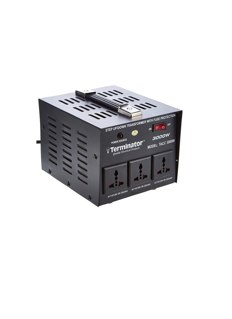 Terminator AC Voltage Converter Black, 3000 W - TACC3000W