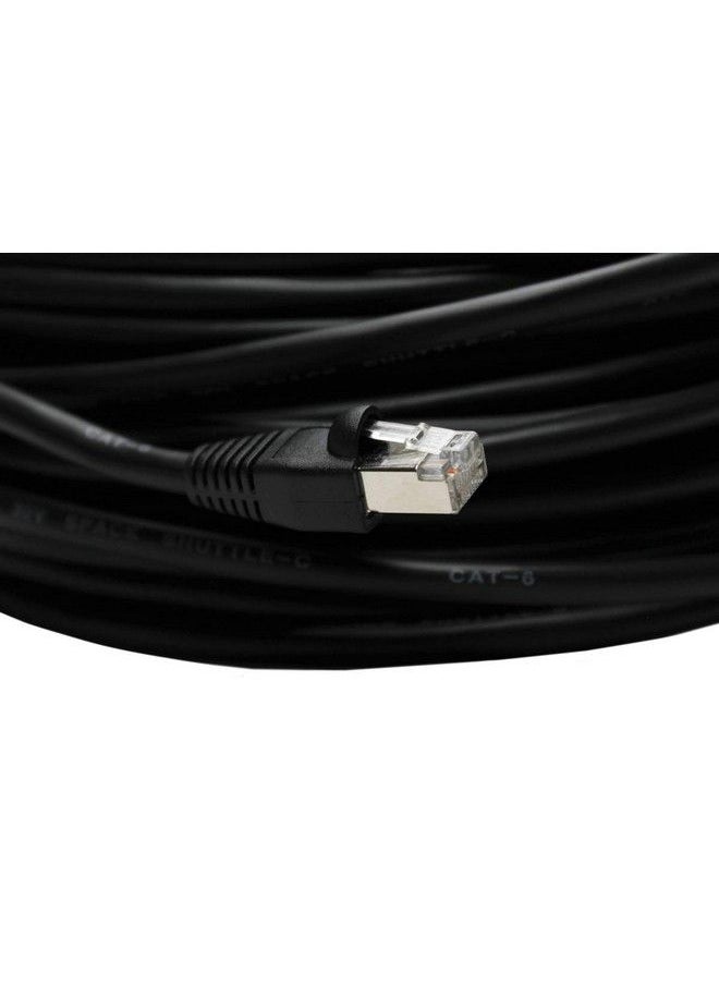 Outdoor Cat6 Ethernet Cable For Use With 4K Wired Security Cameras Weatherproof And Direct Burial Underground 10Gb Second 200 Feet (60M)