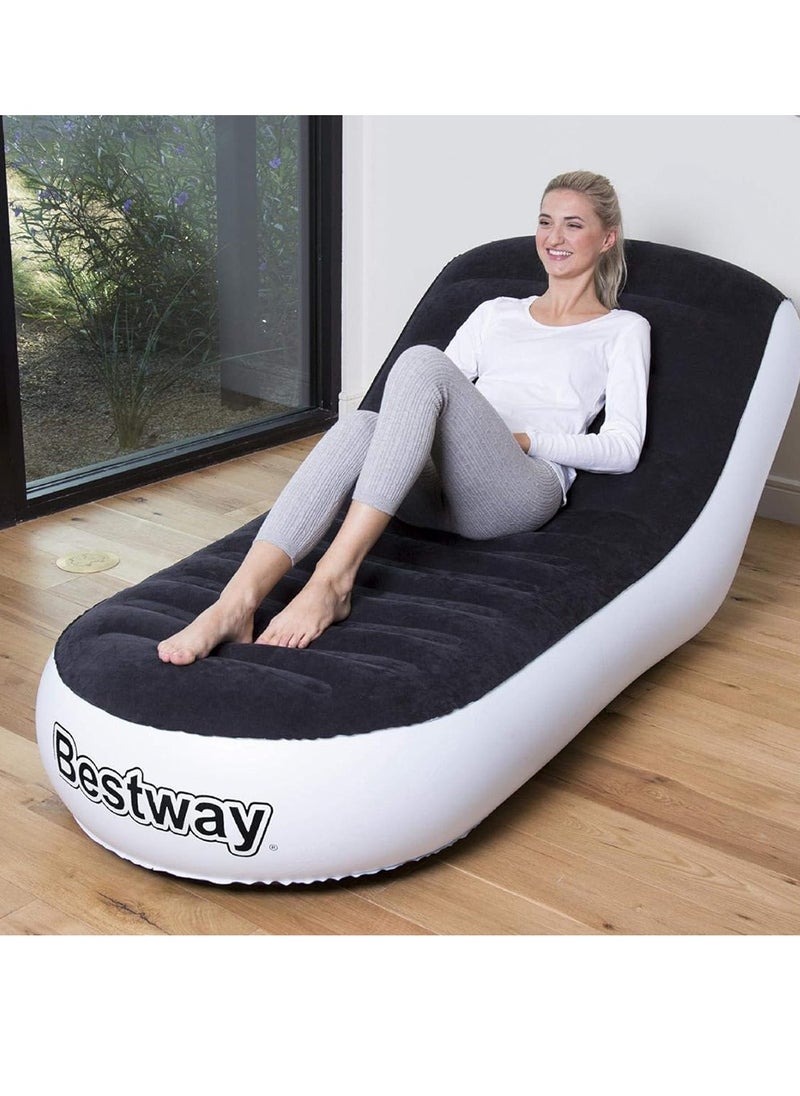 Inflatable Chaise Lounge Chair 1.65m x 84cm x 79cm / 65