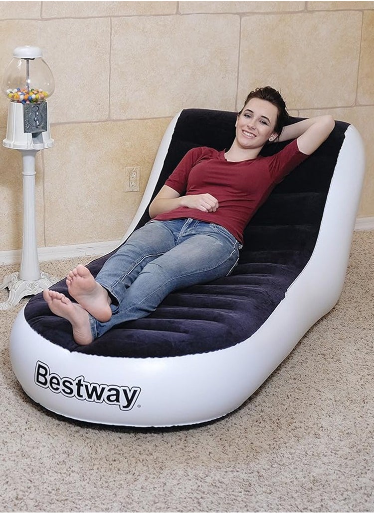 Inflatable Chaise Lounge Chair 1.65m x 84cm x 79cm / 65