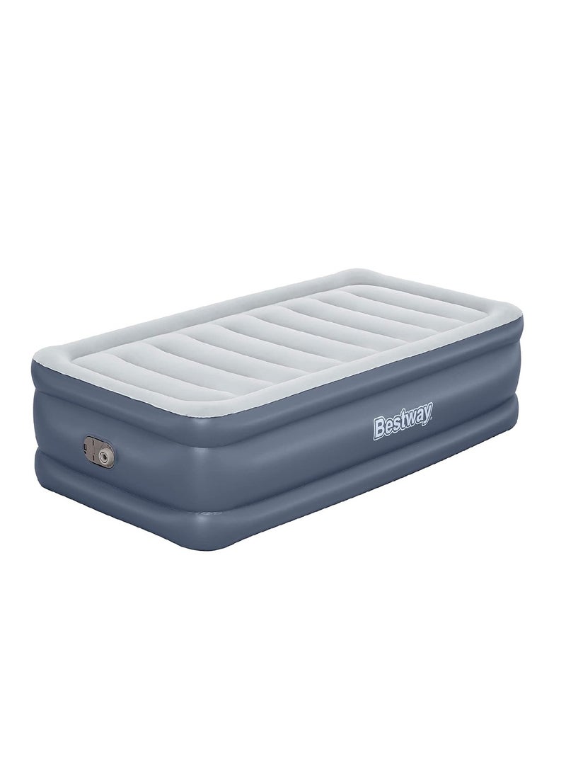 Air Mattress Twin with Built-in AC Pump and Antimicrobial Coating, Bestway 75