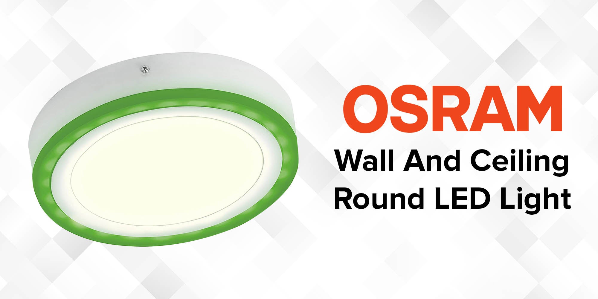 Osram Led Kids Room Wall And Ceiling Round Light, Color Changing Led Light Remote Control Warm White