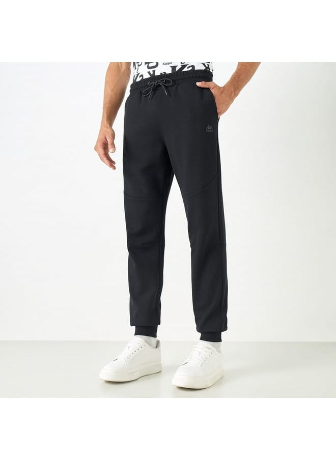 Kappa Solid Joggers with Drawstring Closure and Pockets