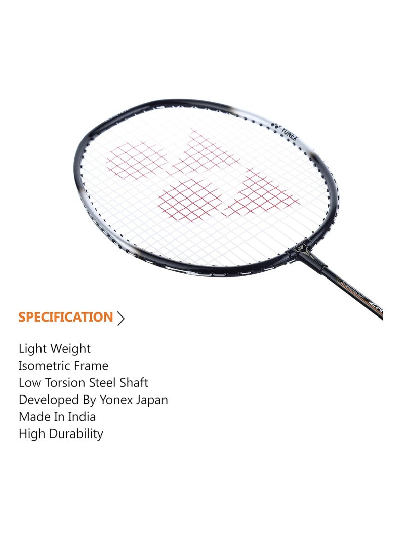 ZR 100 Light Strung Badminton Racquet | Size: G3 - U | Material: Aluminium | with Full Racquet Cover | For Beginners | Weight: 95 gram | High Durability | Grip Size: 3 3/4 inches |