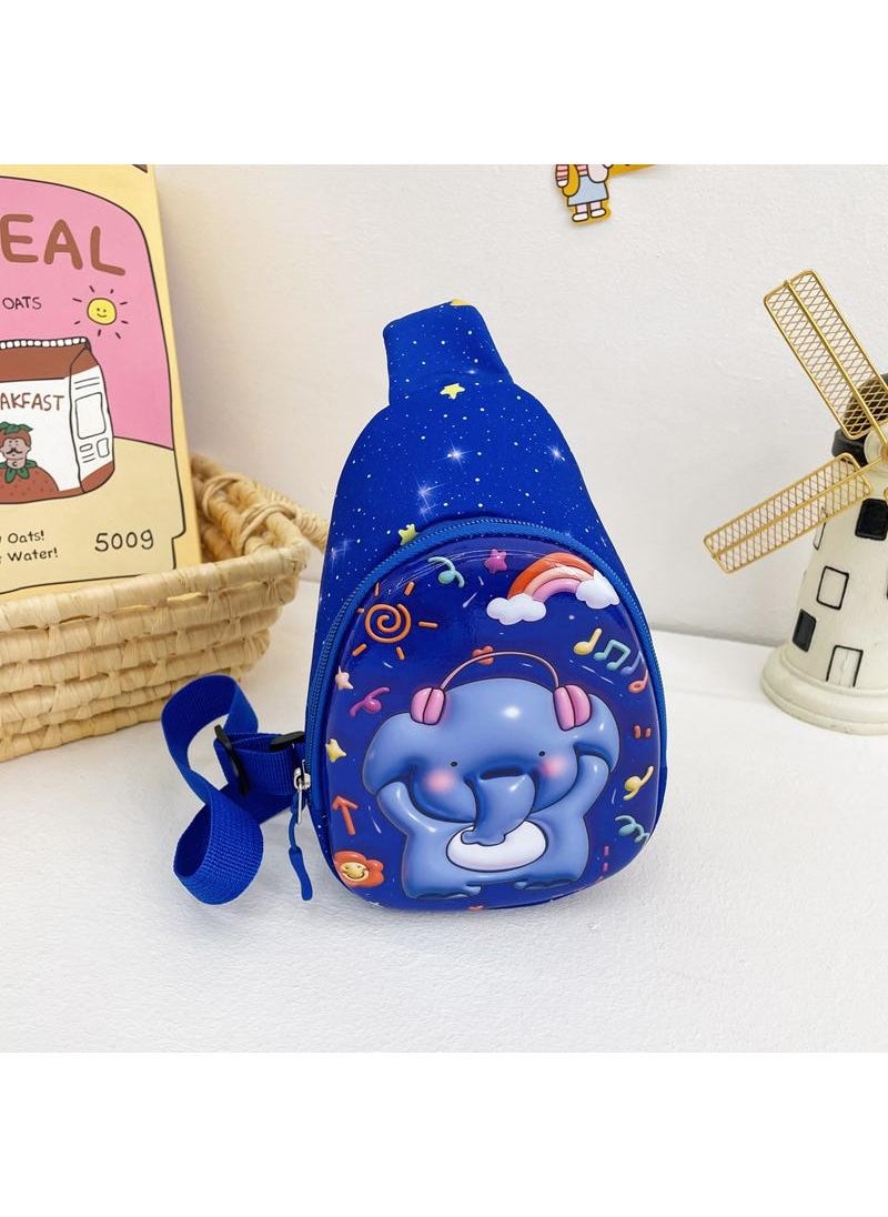 Children'S Bag Chest Bag For Kid Cartoon Casual Lightweight Little Backpack Fashionable Single Shoulder Crossbody Bag Coin Purse